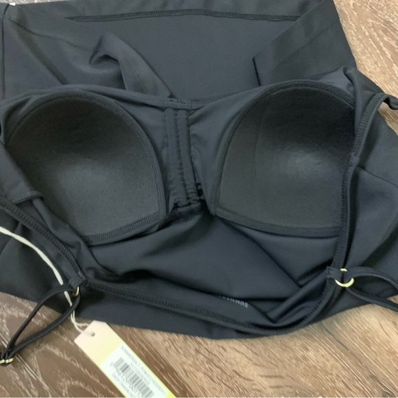 Summersalt Womens black cinch Tankini top swim 8 NEW - Picture 10 of 10